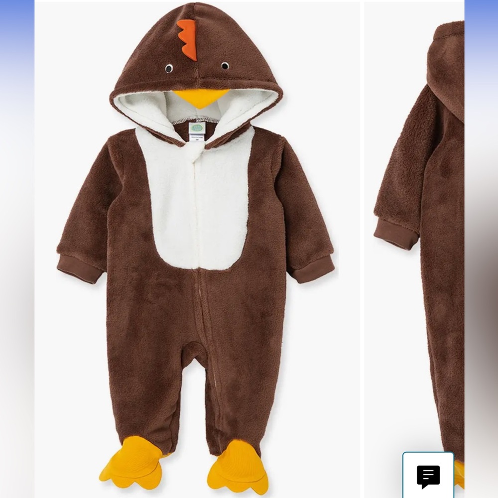 Little Me newborn turkey outfit.